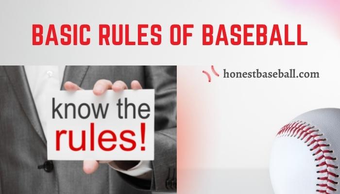 basic rules of baseball