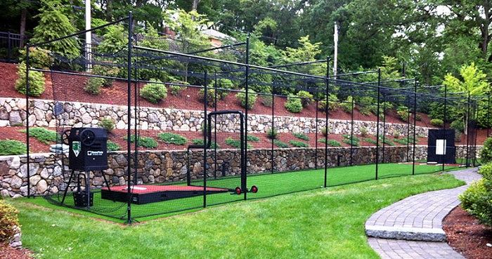 Batting Cage With Pitching Machine
