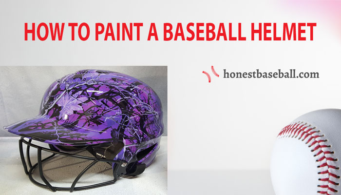 how to paint a baseball helmet