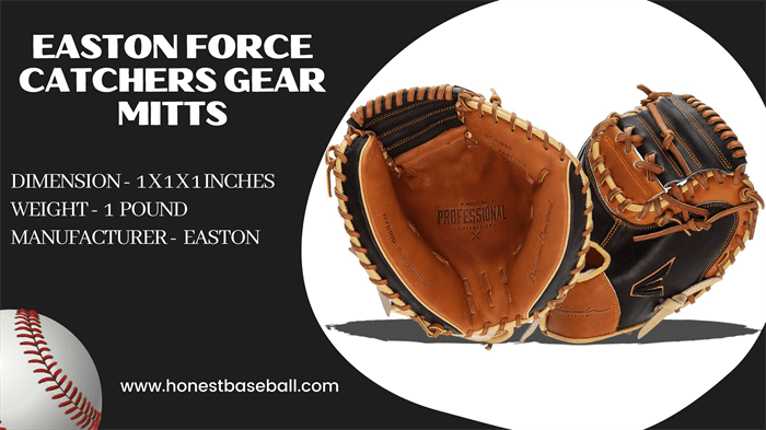Easton Force Catchers Gear Mitts
