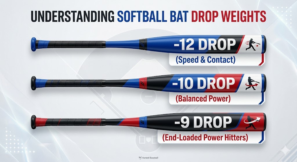 Understanding softball bat drop weights