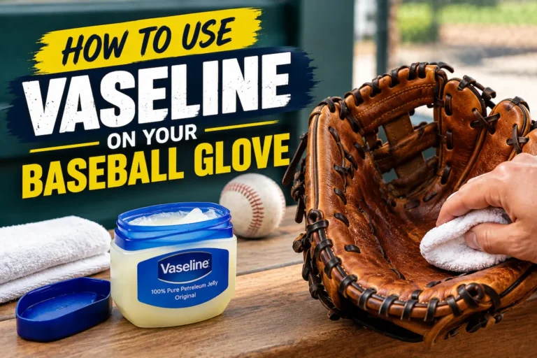 How To Use Vaseline On Baseball Glove
