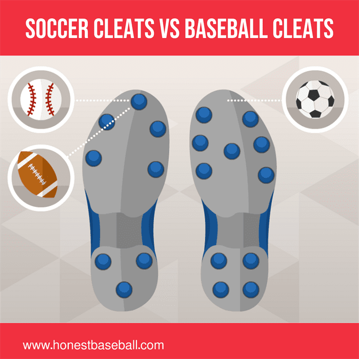 Cleat Pattern Is Different In The Two Types Of Cleats