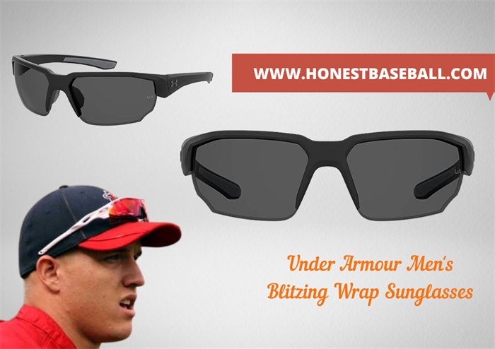 Under Armour Men’s Blitzing Wrap Sunglasses Are Best Polarized Sunglasses For Baseball