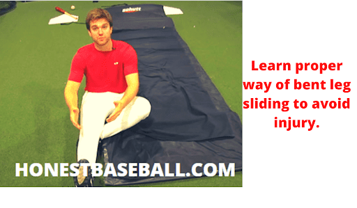 For Practicing Bent Leg Sliding, Sit on Mat and Create Figure 4 with Your Legs