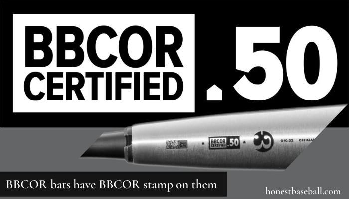 BBCOR bats have BBCOR stamp on them