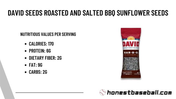 Nutritious Benefits ofDAVID SEEDS Roasted and Salted BBQ Sunflower Seeds