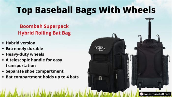 Boombah Superpack Hybrid Rolling Bat Bag details
