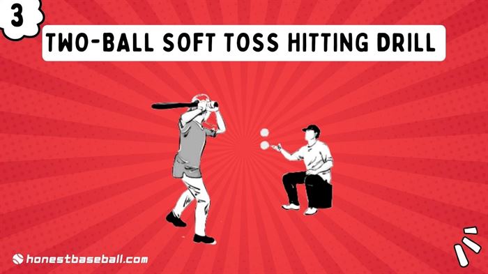 Two-Ball Soft Toss Hitting Drill In Baseball