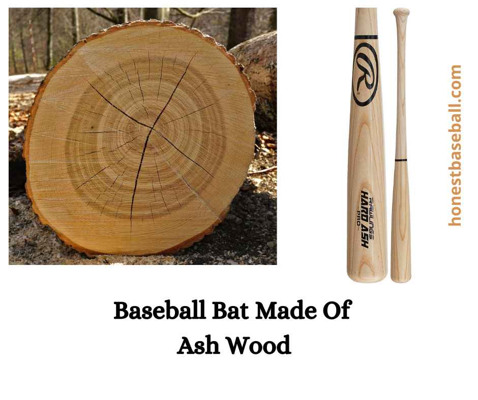 Baseball bat made of Ashwood.