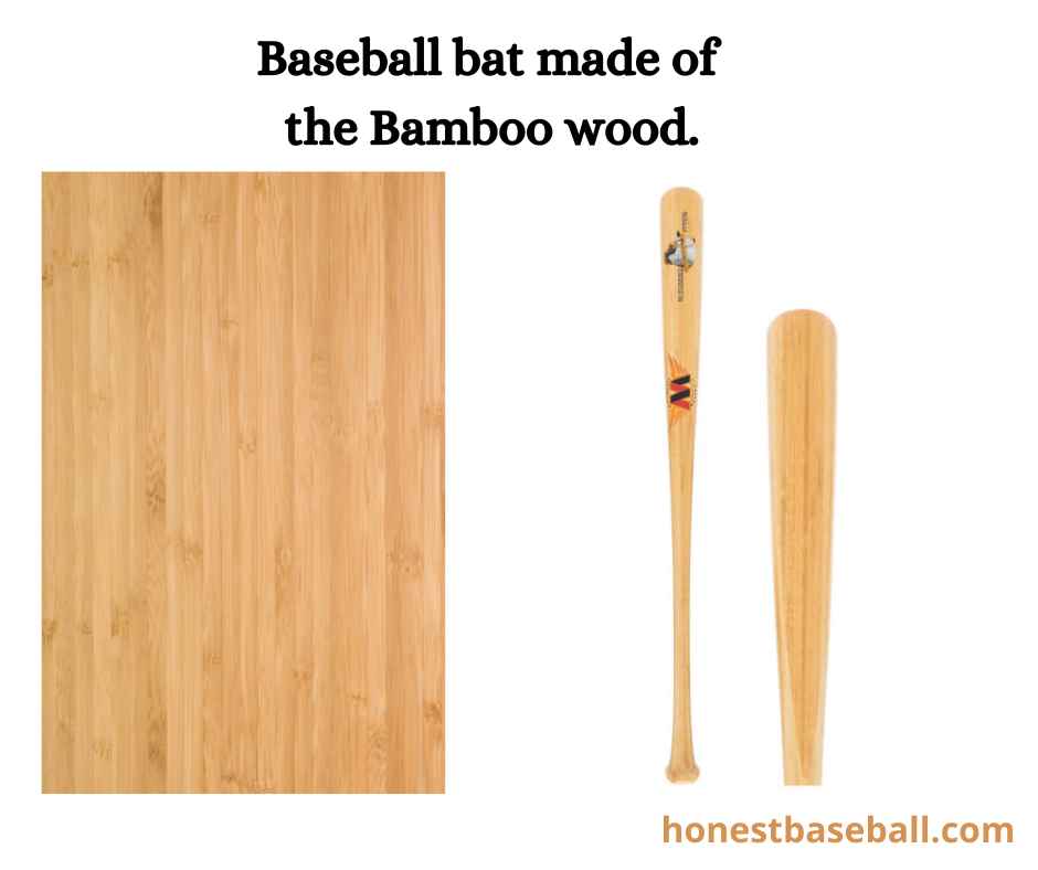 Baseball bat made of Bamboo wood.