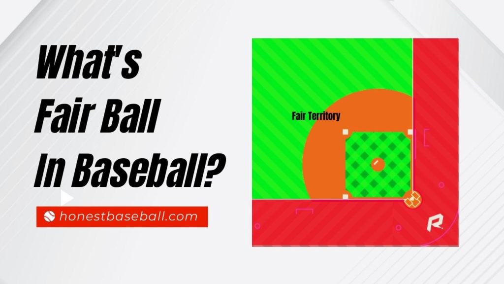 Mapping of the fair balls and territory in a baseball field