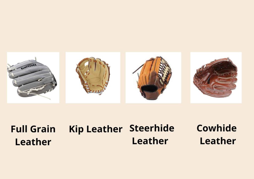 Where are Wilson baseball gloves are made-different-types-of-leather