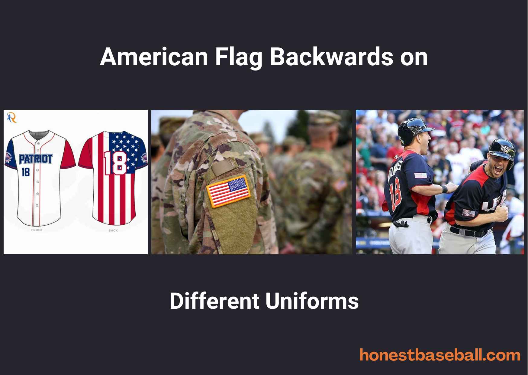 Why Is The American Flag Backwards On Baseball Uniforms