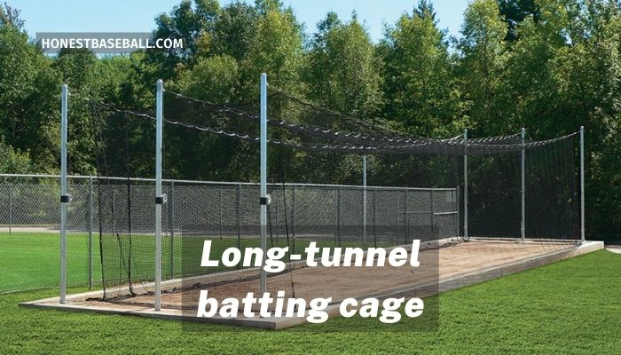 Long-tunnel batting cage