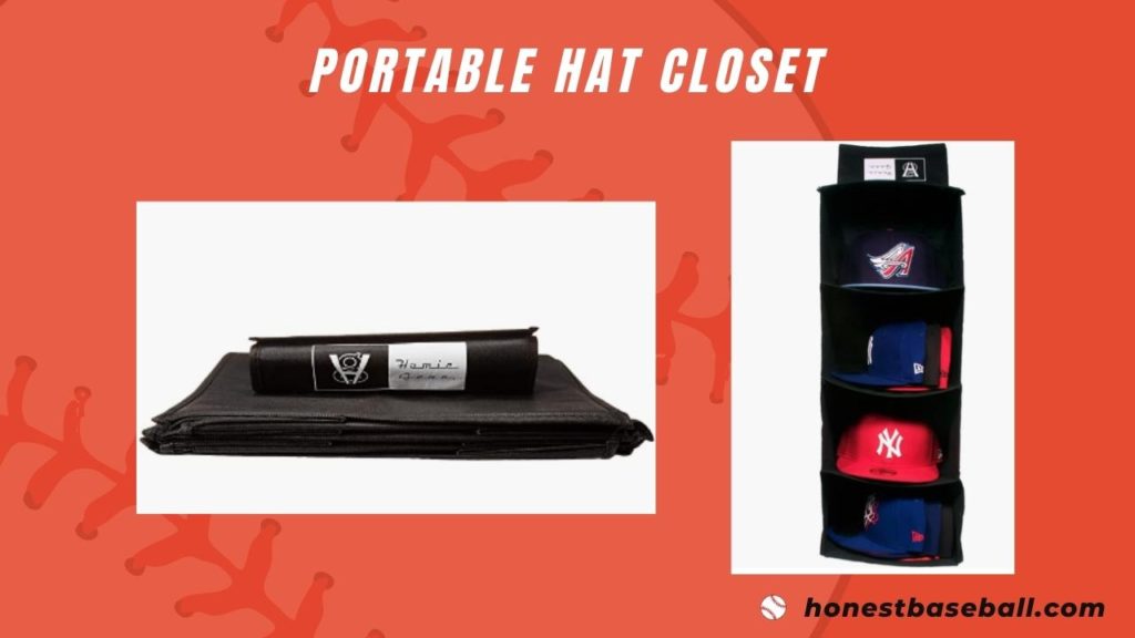 Portable closets for storing baseball hats