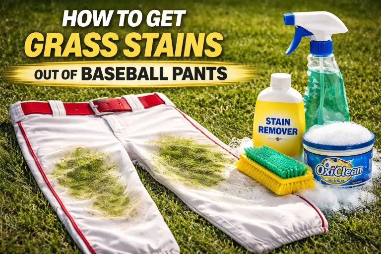 HOw to get grass stains out of basebal pants