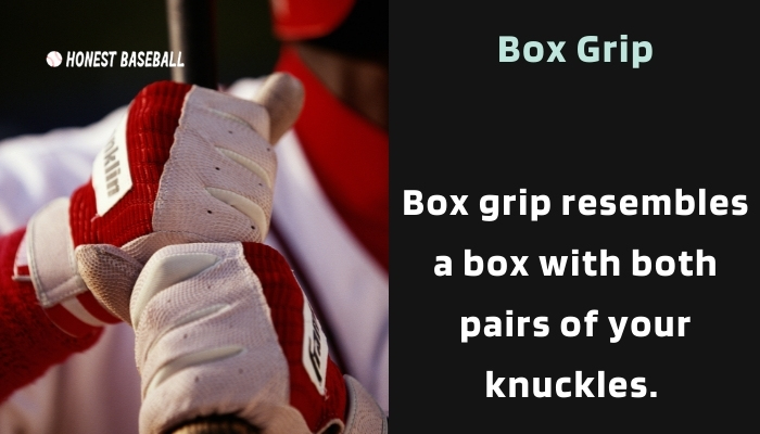 Figure 01- Box grip resembles a box with both pairs of your knuckles