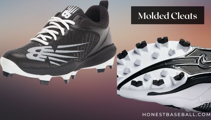 Molded Cleats for pitchers 