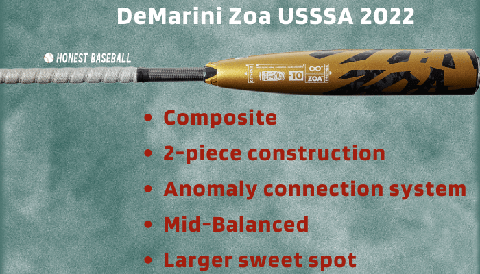 DeMarini Zoa USSSA 2022