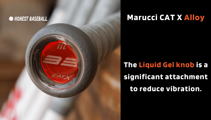 The Liquid Gel knob is a significant attachment to reduce vibration