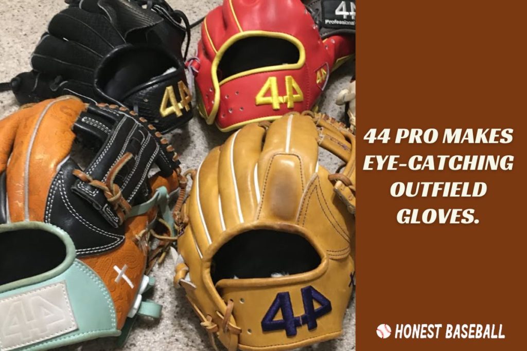 44 Pro Makes Eye-Catching Outfield Gloves