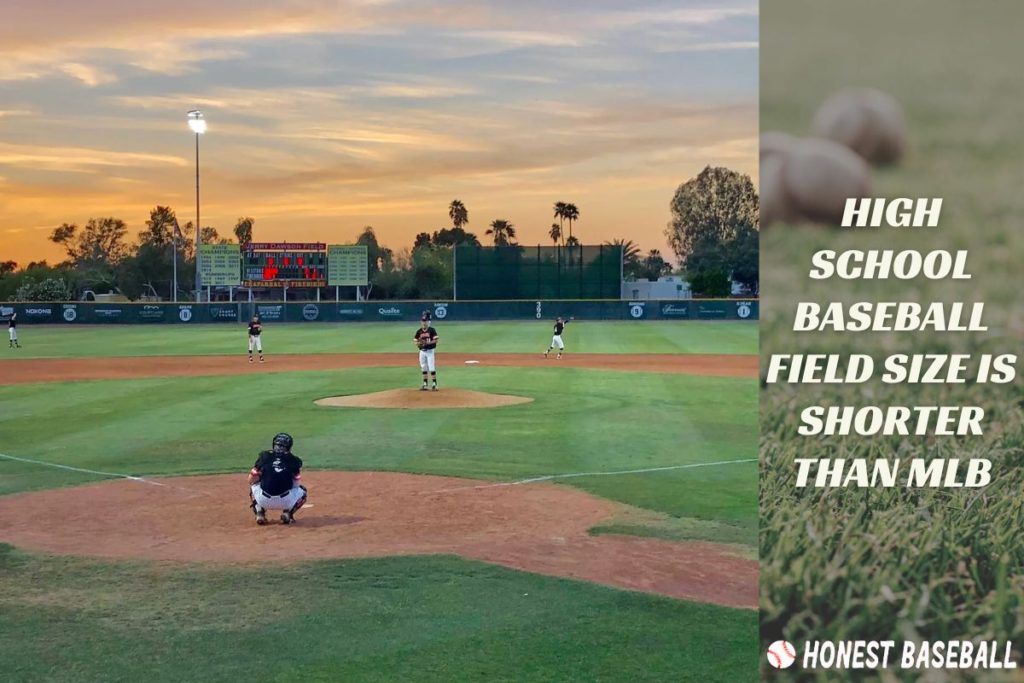 High School Baseball Field Size Is Shorter Than MLB