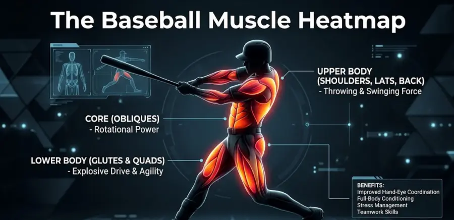 The Baseball Muscle Heatmap