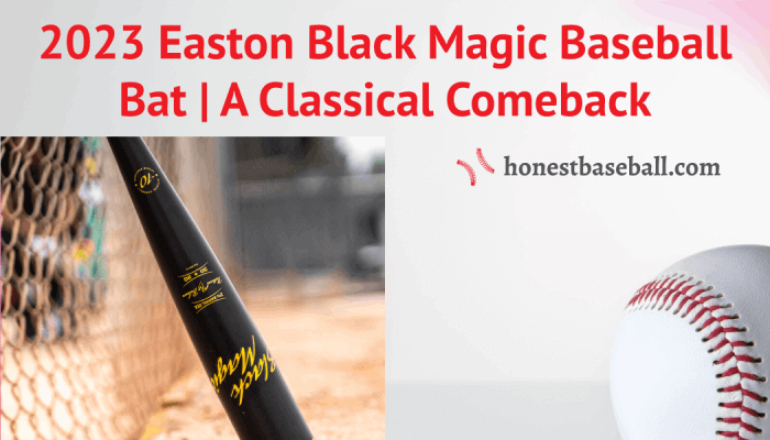 2023 Easton Black Magic Baseball Bat