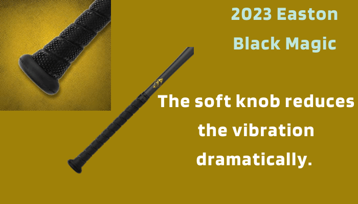 The soft knob reduces the vibration dramatically