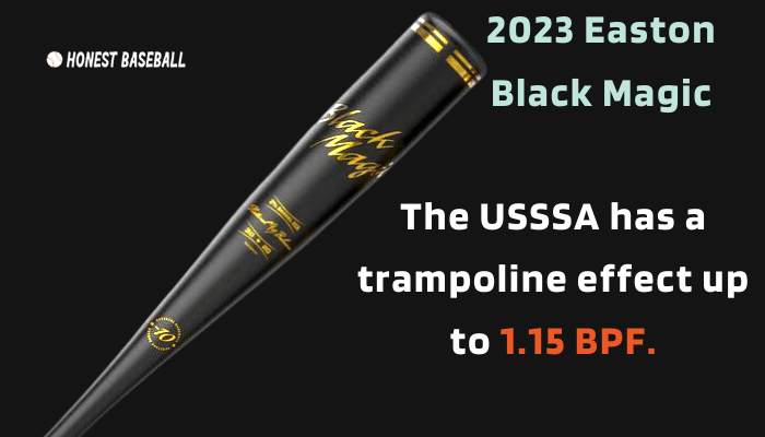 The USSSA allows trampoline effect up to 1.15 BPF