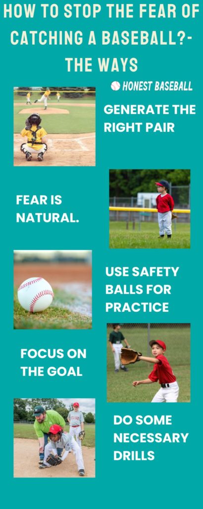 The ways of stopping getting feared catching balls