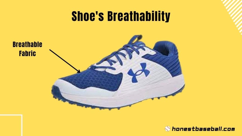 Breathable mesh materials keeps your feet calm and cool