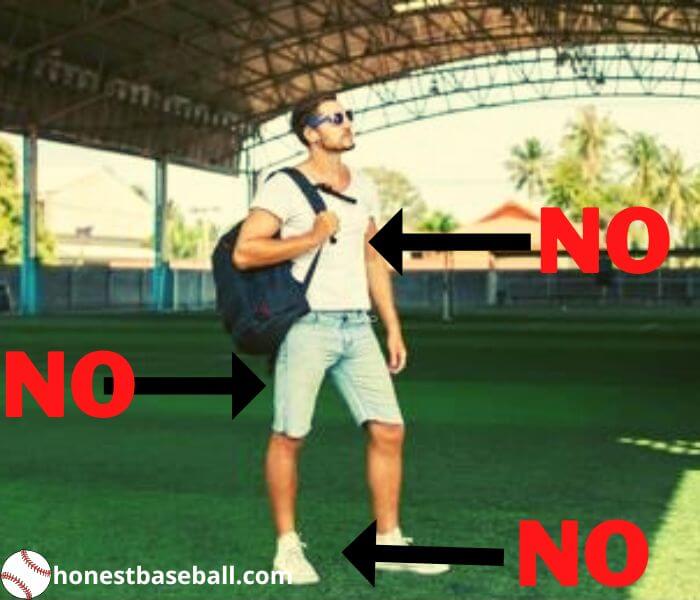 Things You Cannot Do In Baseball Field