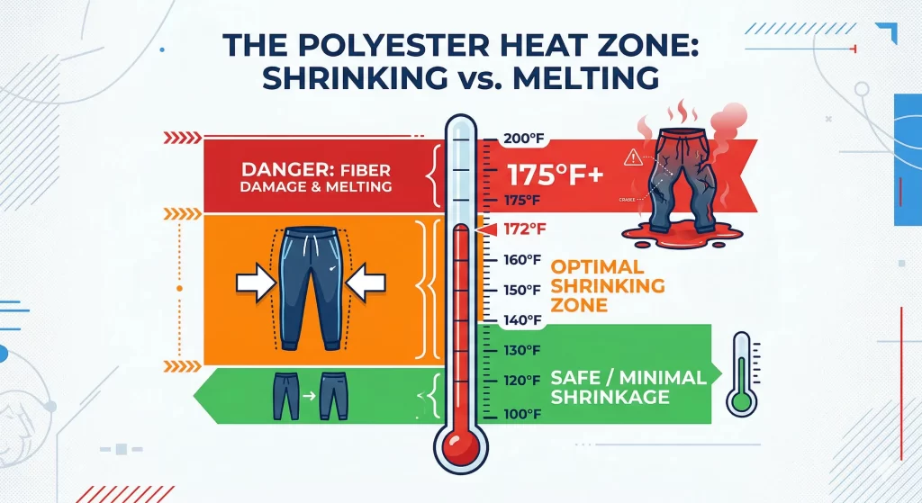 The polyster Heat zone