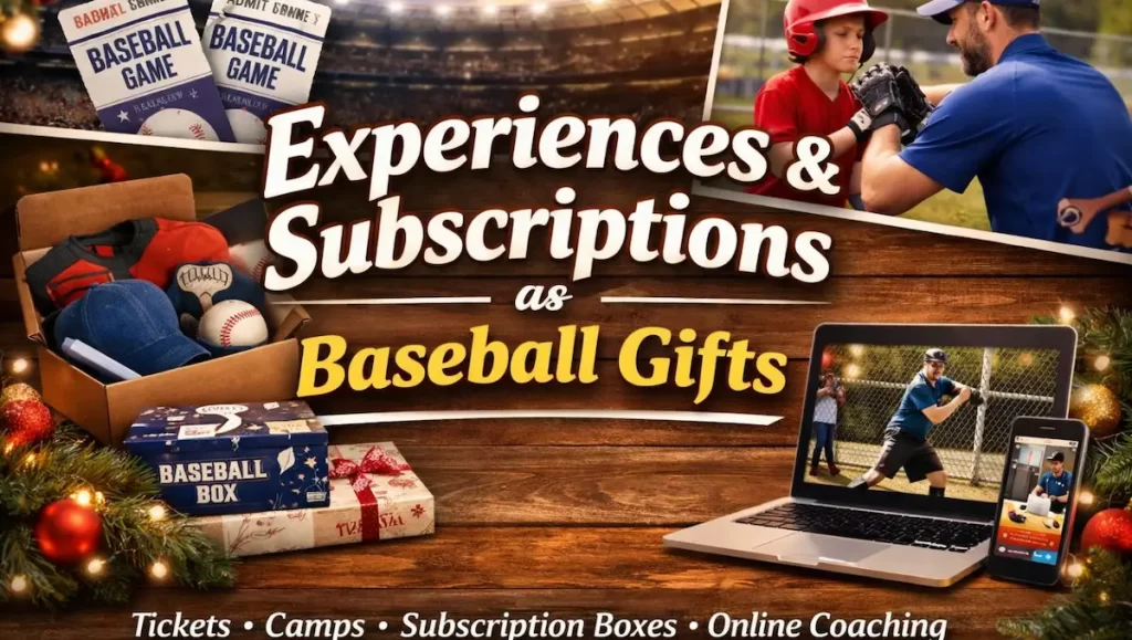 Experiences and subscription based baseball gift