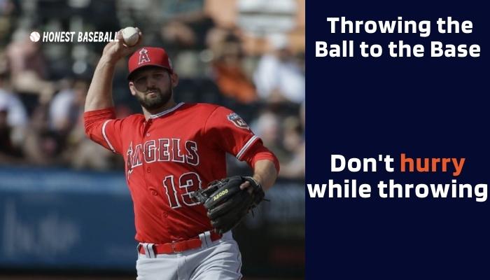 Don't hurry while throwing.