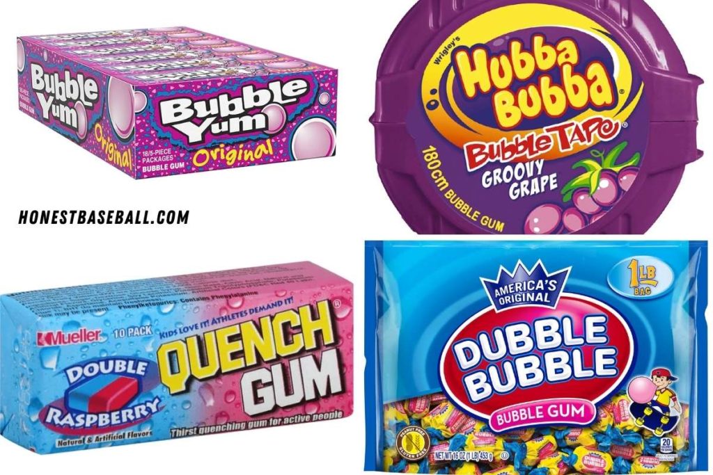 Bubble Gum Brands Used By Baseball Players