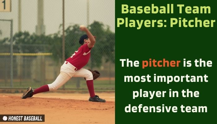 The pitcher is the most important player in the defensive team