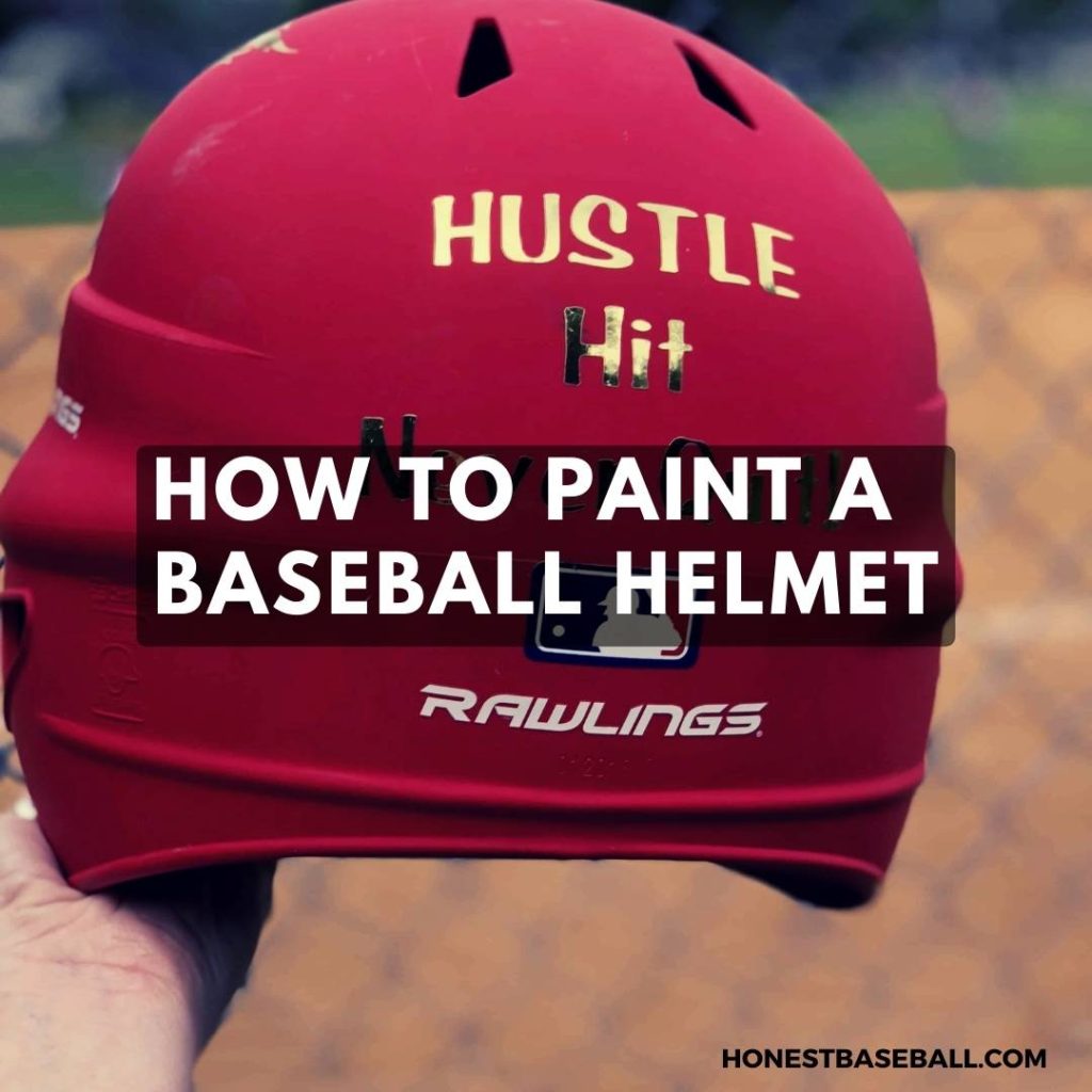 How To Paint A  Baseball Helmet
