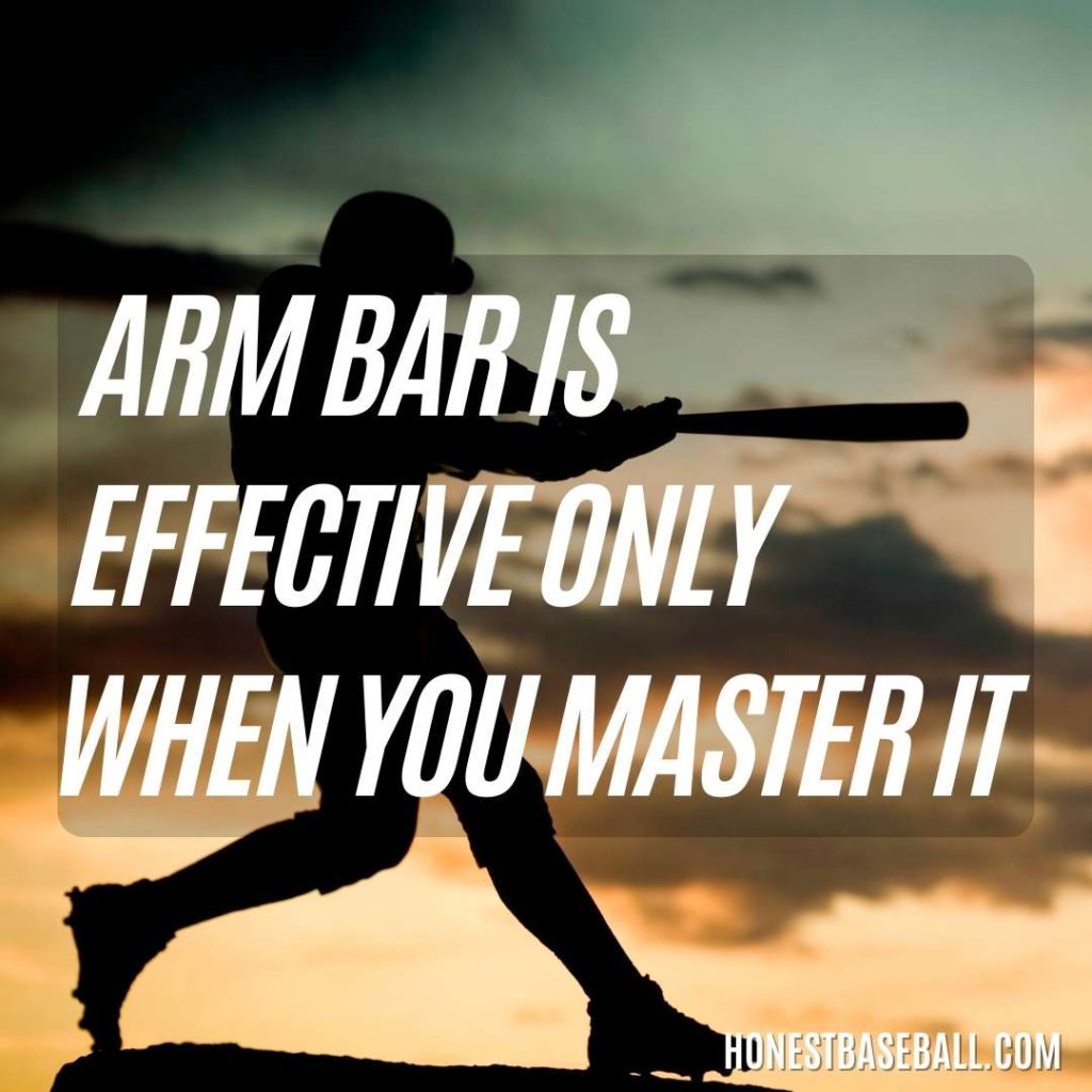 Arm bar is effective only when you master it