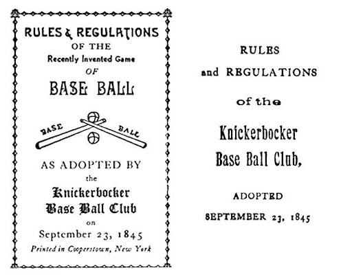 Knickerbockers Baseball Club Rules
