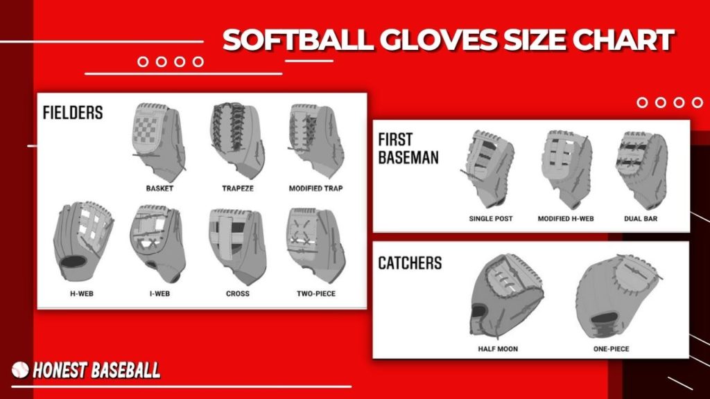 Softball webs are similar to baseball webs if considering the shape and design 