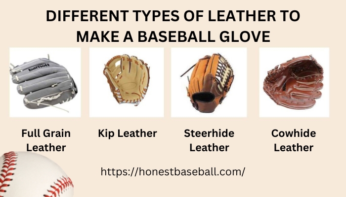 Different Types of Leather to Make a Baseball Glove