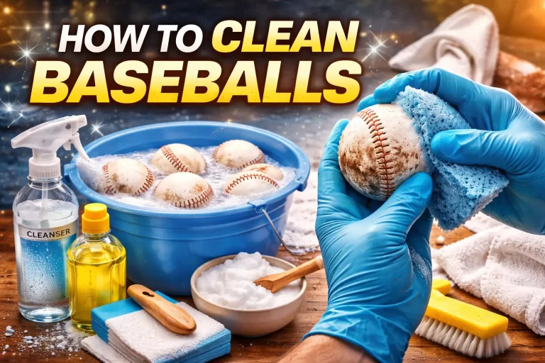 How to clean baseball