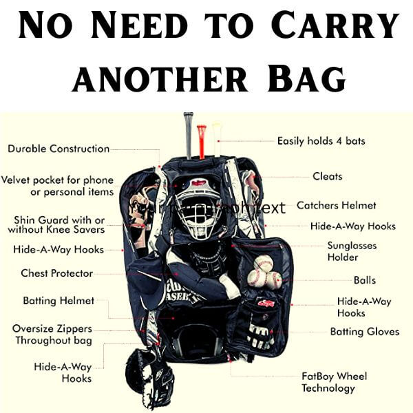 No Errors NO E2 Wheeled Catchers Gear Bag