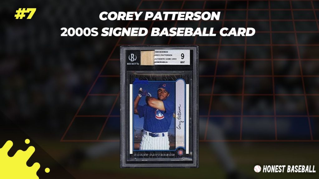 Most Valuable Baseball Card 2000s - Corey Patterson Baseball Card