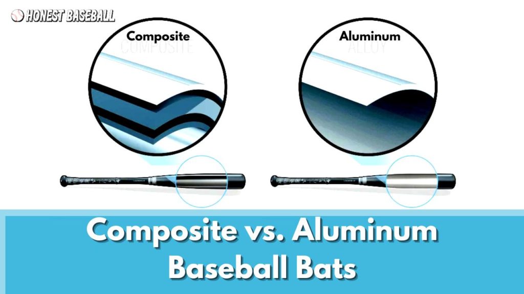 Check out the difference between composite and aluminum bats.