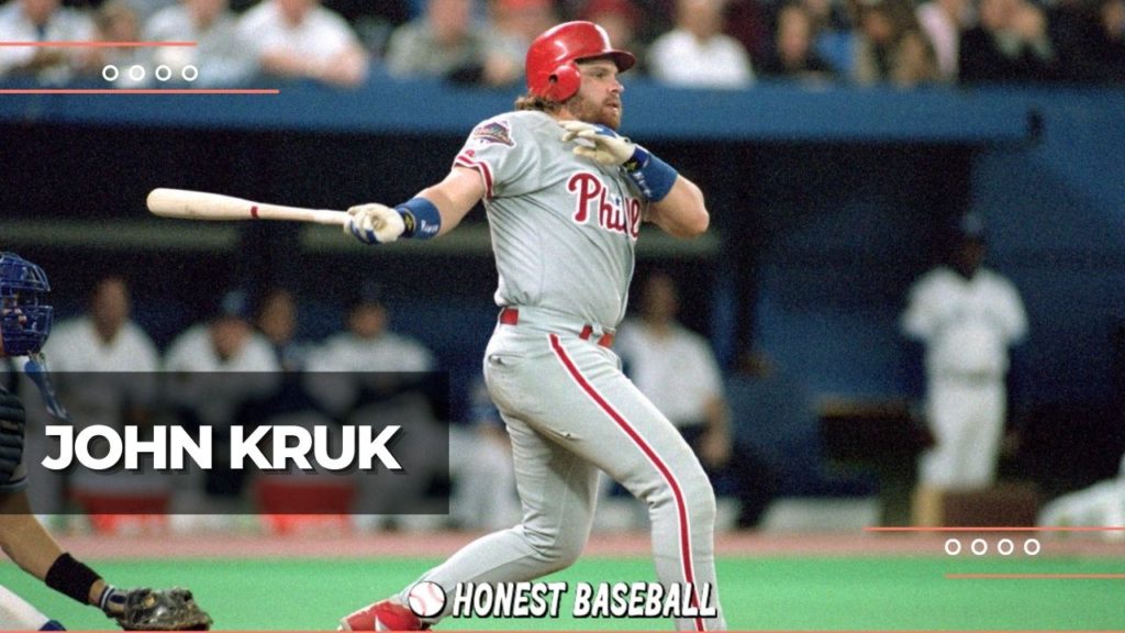 Super 70s tweeted that John Kruk looked like every fat guy who ever pounded some nachos and then wore the helmet. Except then he hit .300 in the goddamn helmet.