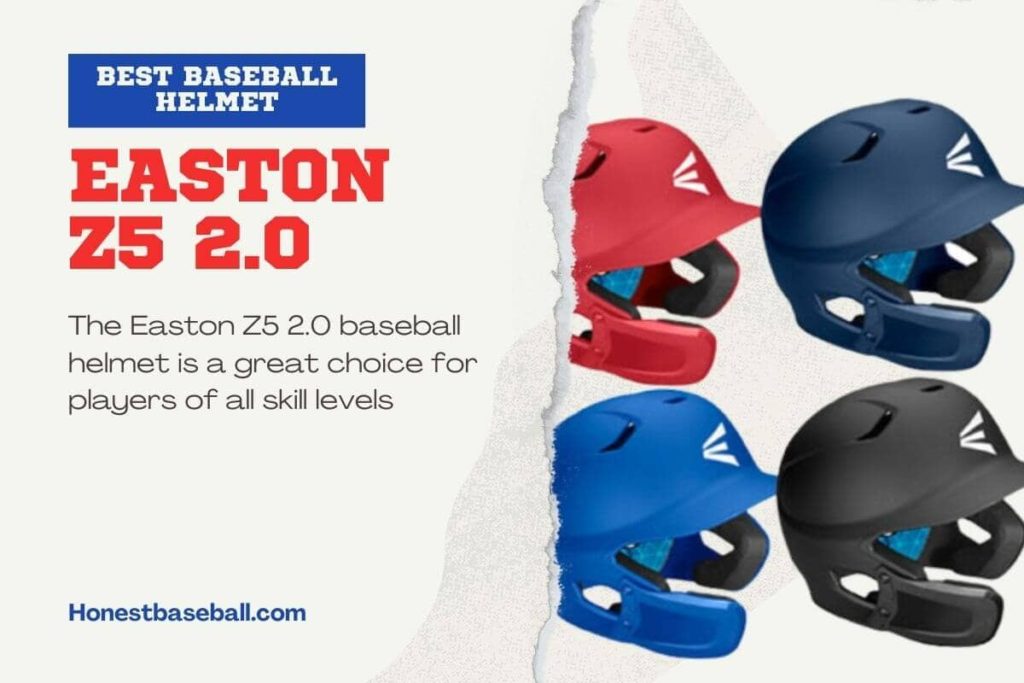  The Easton Z5 2.0 baseball helmet is a great choice for players of all skill levels - Best Baseball Accessories
